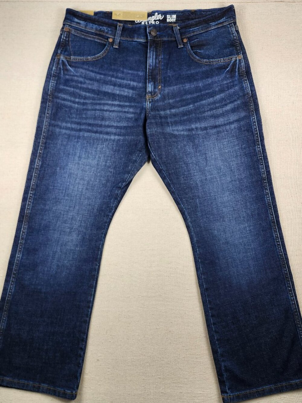 Wrangler Retro Slim Boot Holsteiner Men's 35x30 NWT Western Jeans